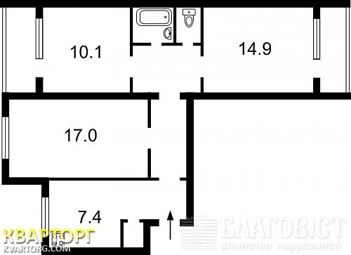 Sell 3-room apartment. Киев, Кошица — photo 2
