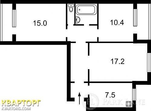 продам 2-комнатную квартиру. Киев,  Руденко - фото 2