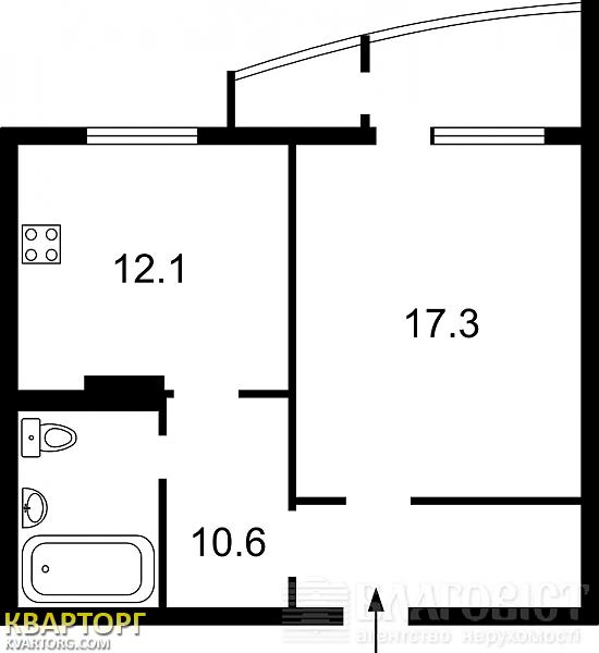 Sell 1-room apartment. Киев,  Григоренко пр — photo 2