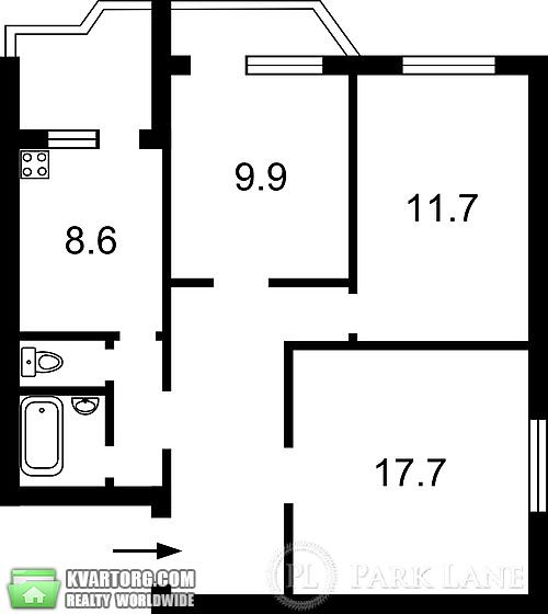 Sell 3-room apartment. Киев, Прилужная — photo 10