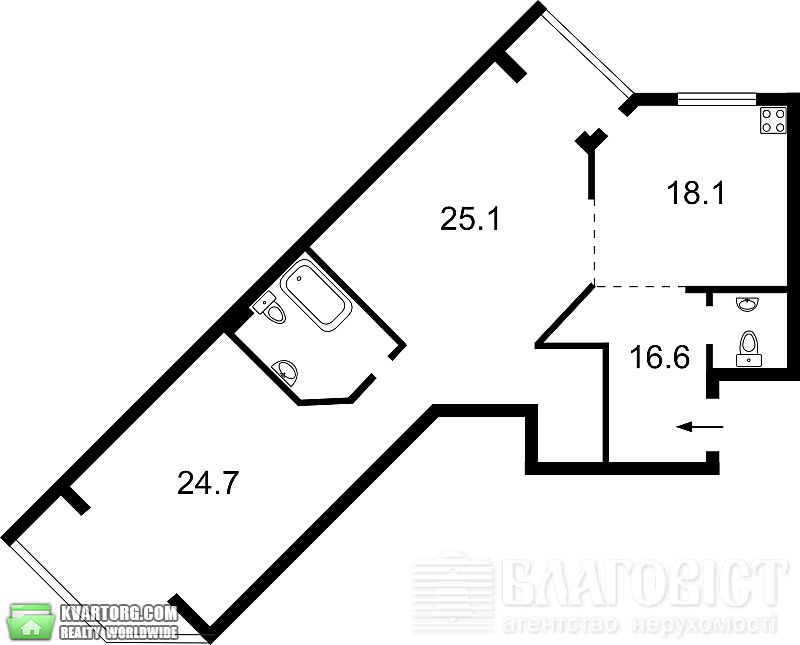 Sell 2-room apartment. Киев,  Голосеевская — photo 5