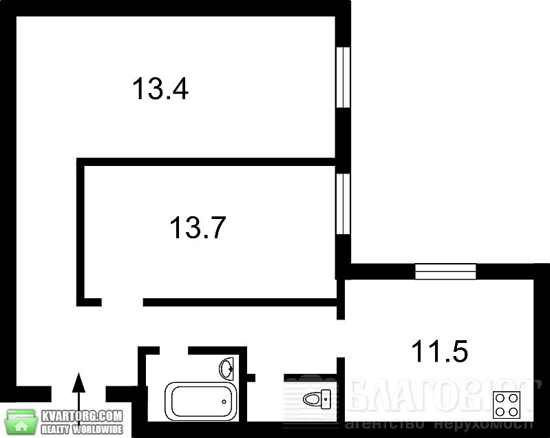 Sell 2-room apartment. Киев,  Саксаганского — photo 2
