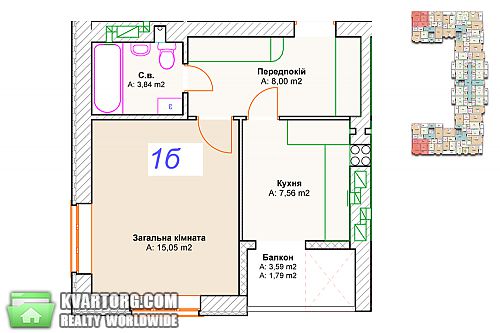 продам 1-комнатную квартиру. Ирпень,  Джерельна - фото 3