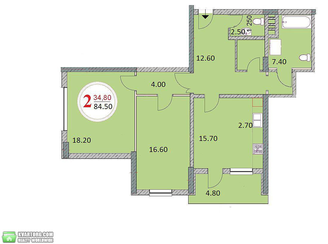 Sell 1-room apartment. Херсон, Филатова — photo 1