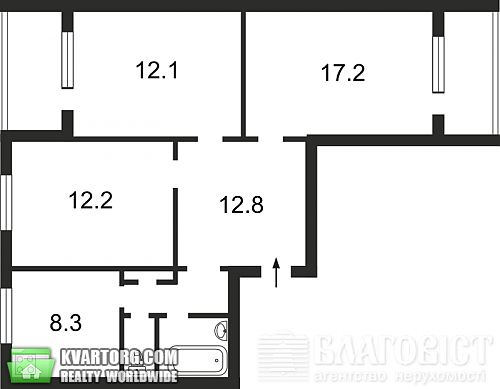 Sell 3-room apartment. Киев, Мирного Панаса — photo 8