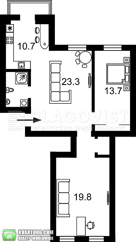 Sell 3-room apartment. Киев,  Саксаганского — photo 5
