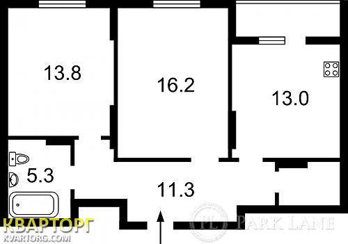 Sell 2-room apartment. Киев,  Черновола — photo 2