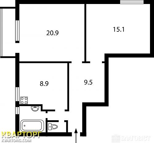 Sell 2-room apartment. Киев,  Леси Украинки бул — photo 2