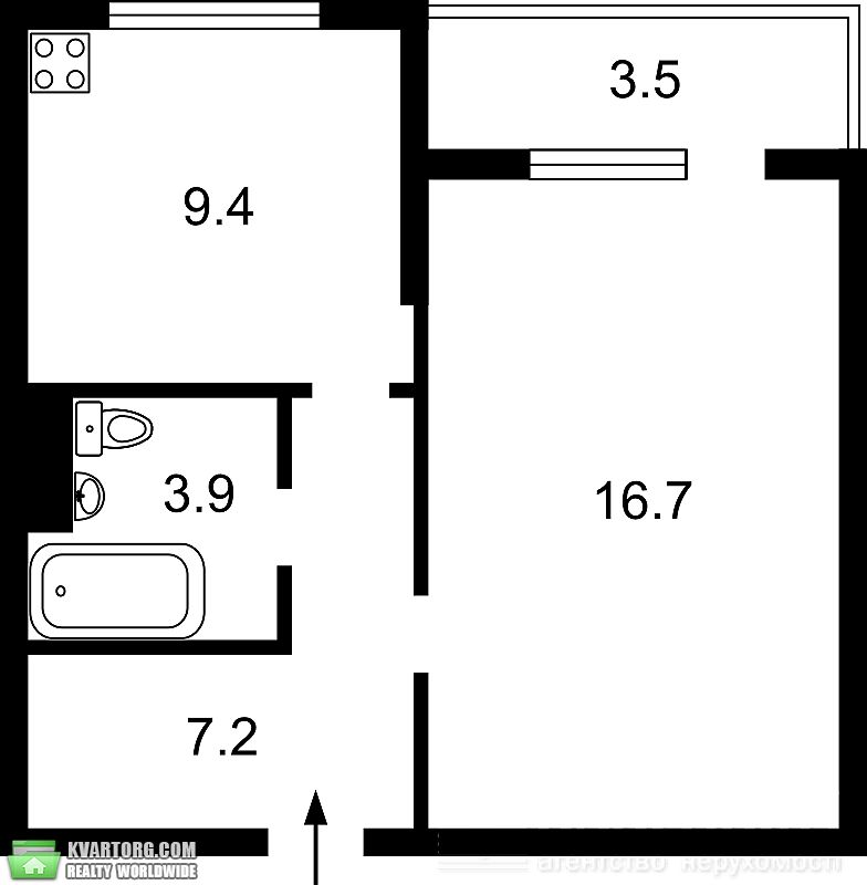 Sell 1-room apartment. Киев,  Ломоносова — photo 3
