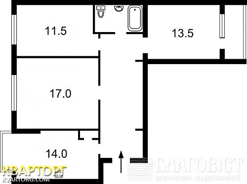 Sell 3-room apartment. Киев, Ахматовой — photo 2