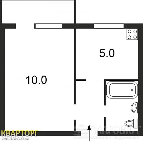 Sell 1-room apartment. Киев, Маршала Малиновского — photo 4