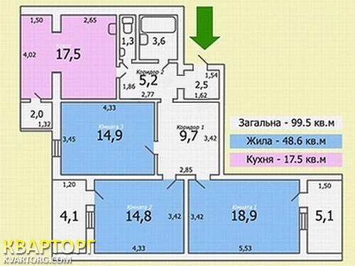 Sell 3-room apartment. Киев, Новаторов — photo 10