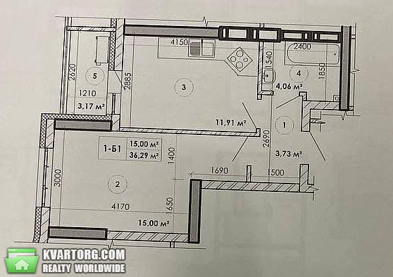 Sell 1-room apartment. Киев, Жулянская — photo 6