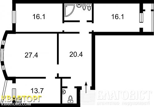 Sell 3-room apartment. Киев,  Кривоноса — photo 3