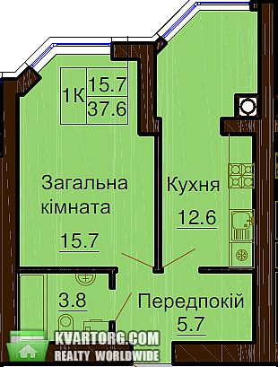 Sell 1-room apartment. Киев,  Большая Окружная — photo 7