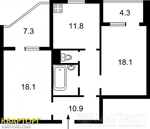 Sell 2-room apartment. Киев,  Григоренко пр — photo 2