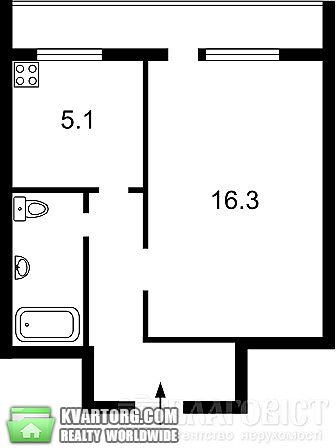 Sell 1-room apartment. Киев, Науки пр — photo 2
