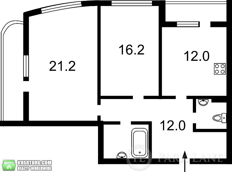 Sell 2-room apartment. Киев, Воскресенская — photo 2