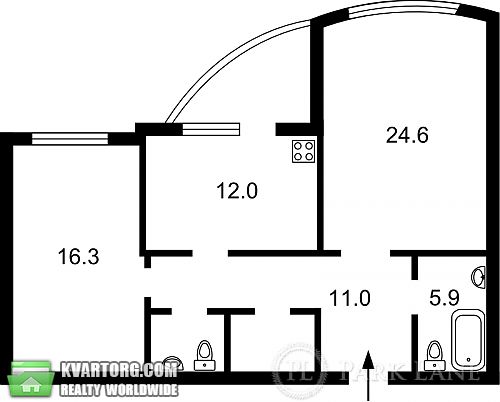 Sell 2-room apartment. Киев, Краснозвездный пр — photo 2