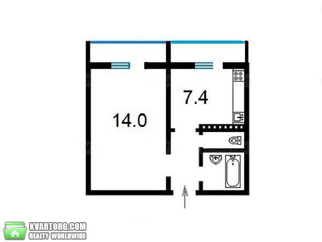Sell 1-room apartment. Киев,  Булгакова — photo 8