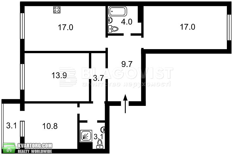 Sell 3-room apartment. Киев,  Ревуцкого — photo 8