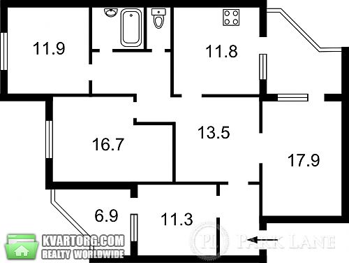 Sell 5-room apartment. Киев, Григоренко пр — photo 3