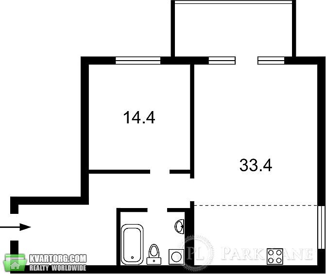 Sell 2-room apartment. Киев, Замковецкая — photo 3