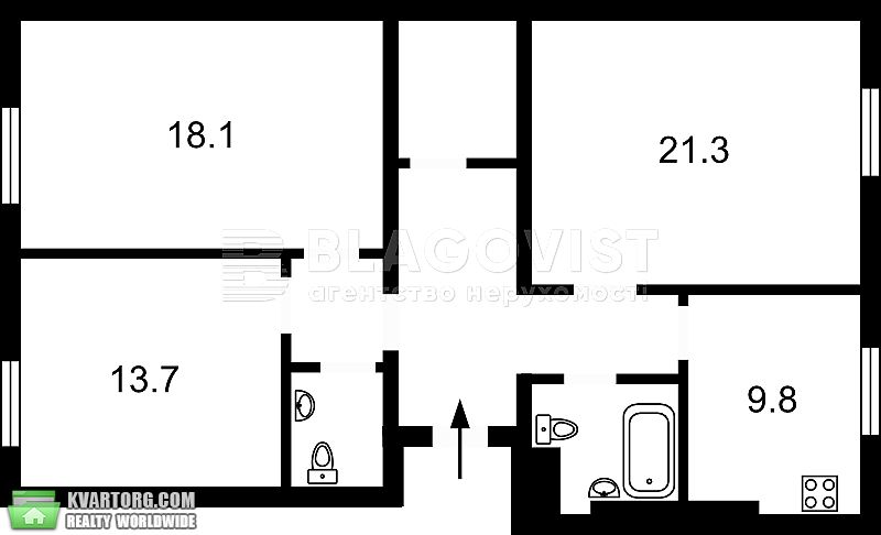 Sell 3-room apartment. Киев,  Мартиросяна — photo 2