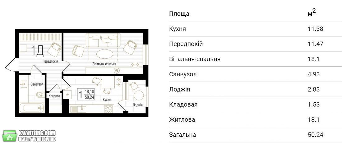 Sell 1-room apartment. Киев,  Антоновича — photo 4