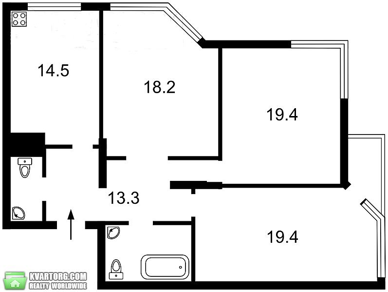 Sell 3-room apartment. Киев, Верховинная — photo 2