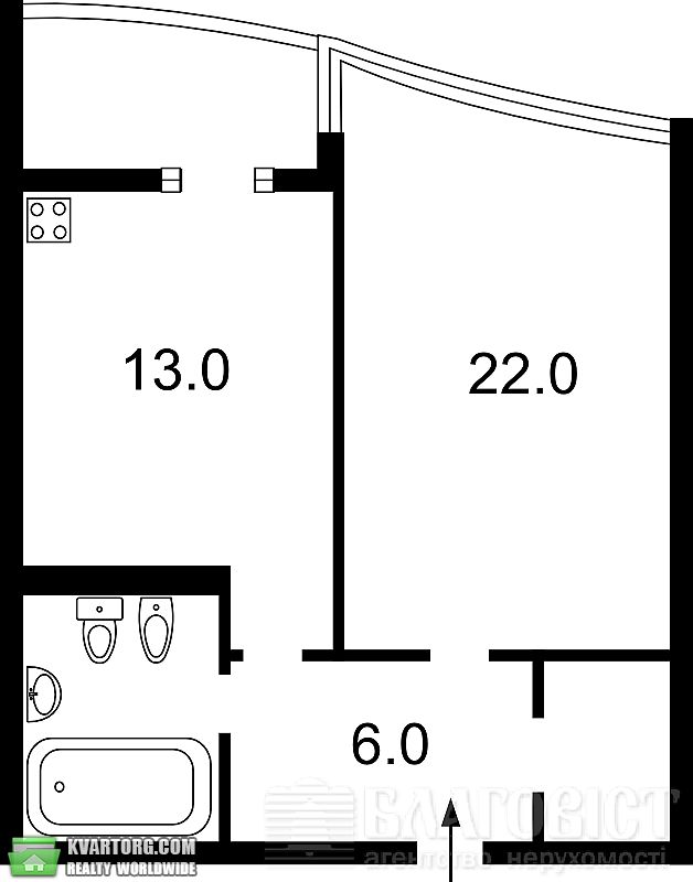 Sell 1-room apartment. Киев, Вышгородская — photo 4