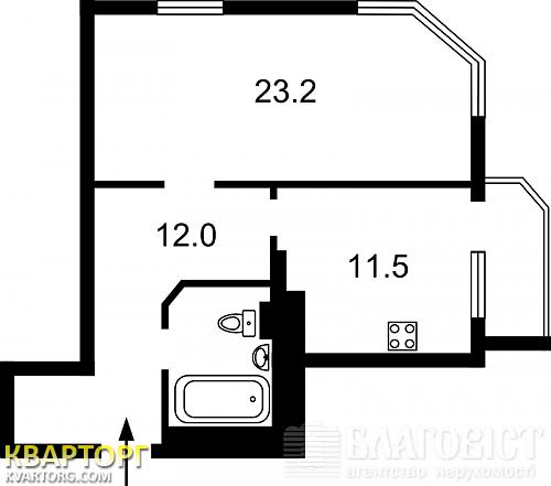 Sell 1-room apartment. Киев, Депутатская — photo 3