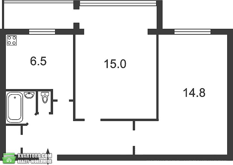 Sell 2-room apartment. Киев, Антонова — photo 9