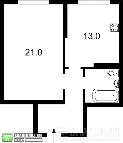 Sell 1-room apartment. Киев, Героев Сталинграда пр — photo 4