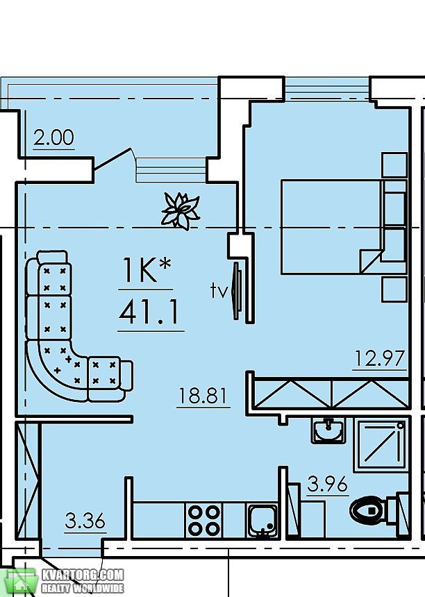 Sell 1-room apartment. Одесса, Сахарова — photo 2