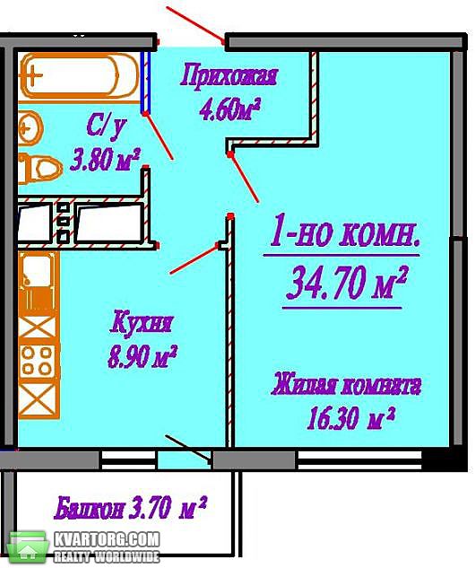 Sell 1-room apartment. Одесса, Сахарова — photo 8