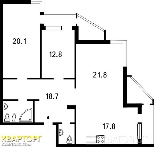 Sell 3-room apartment. Киев,  Щорса — photo 2