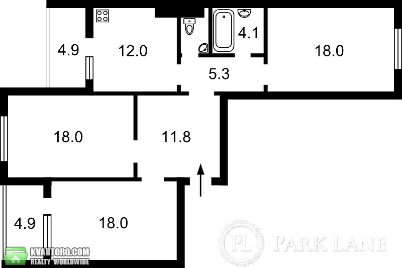 Sell 3-room apartment. Киев, Здолбуновская — photo 5
