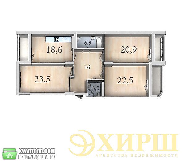 Sell 3-room apartment. Киев,  Трутенко — photo 2
