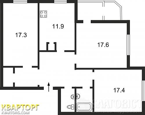 Sell 3-room apartment. Киев, Ахматовой — photo 2