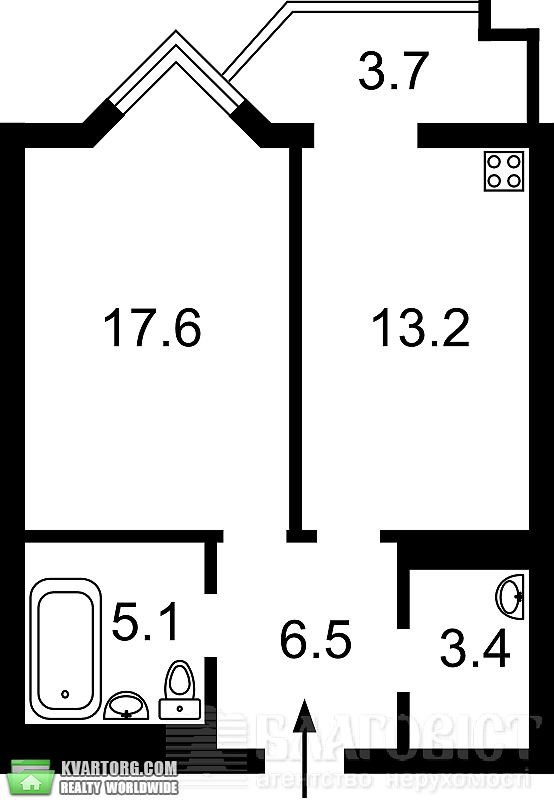 Sell 1-room apartment. Киев,  Барбюса — photo 7
