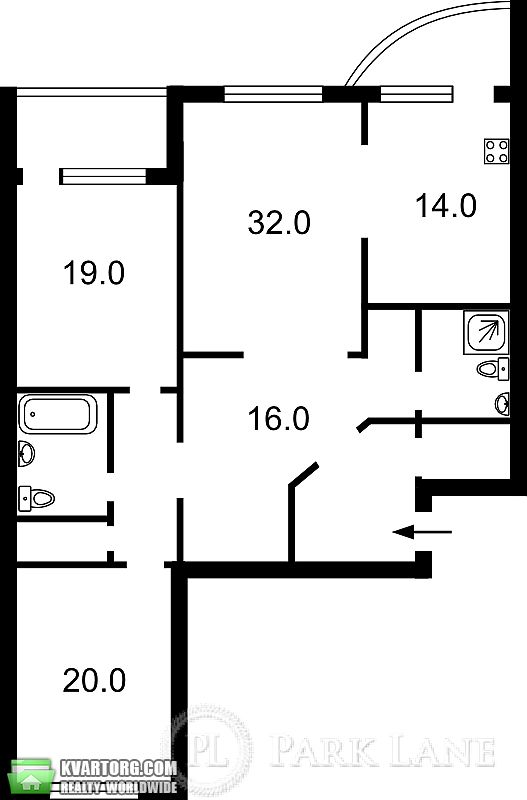 Sell 3-room apartment. Киев, Срибнокильская — photo 9