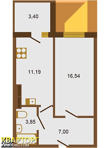 Sell 1-room apartment. Киев, Чубинского — photo 1
