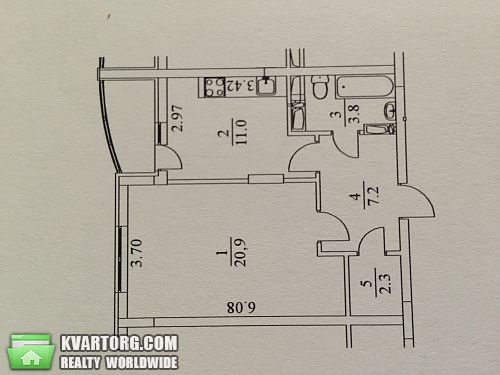 Sell 1-room apartment. Киев, Воскресенская — photo 6