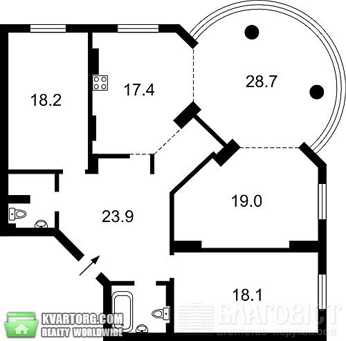 Sell 4-room apartment. Киев,  Полтавская — photo 7