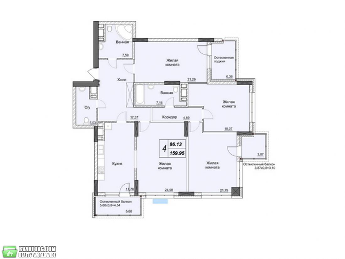 Sell 4-room apartment. Киев,  Драгомирова — photo 2