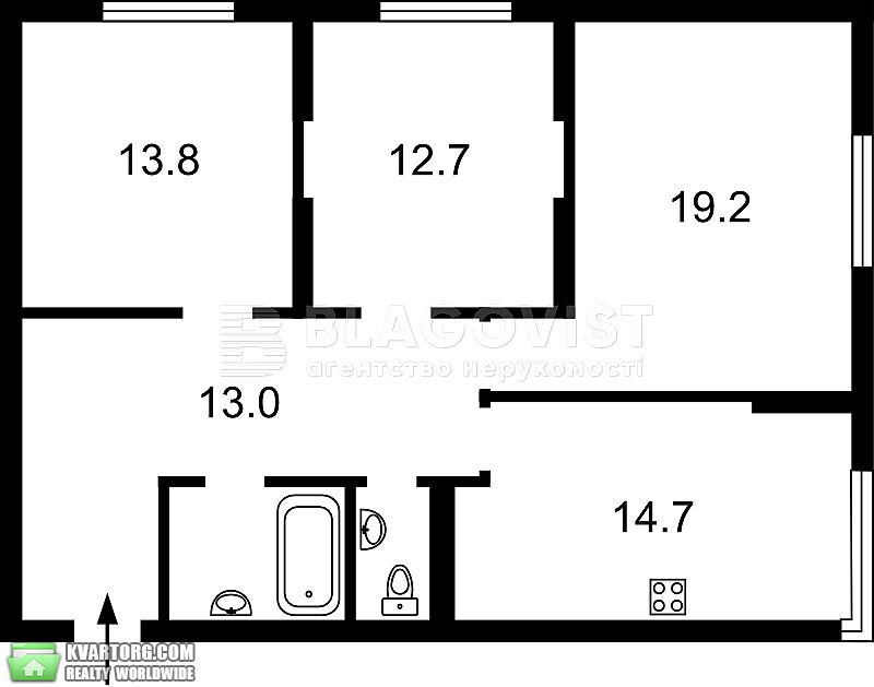Sell 3-room apartment. Киев, ул. Соломенская — photo 2