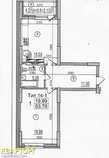 Sell 1-room apartment. Киев,  Чавдар — photo 3