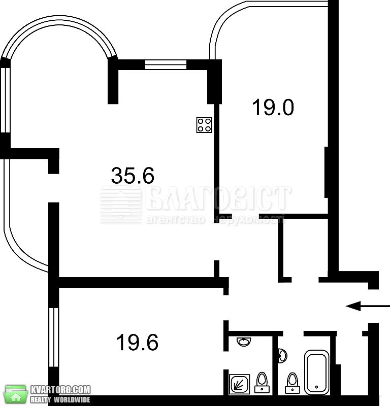 Sell 3-room apartment. Киев,  Драгомирова — photo 7