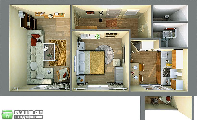 Sell 2-room apartment. Киев, Богдана Хмельницкого — photo 2